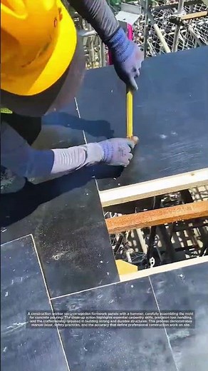 Building Process Professional Formwork Installation!