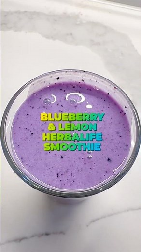 Boost Your Energy with THIS Blueberry Lemon Herbalife Smoothie