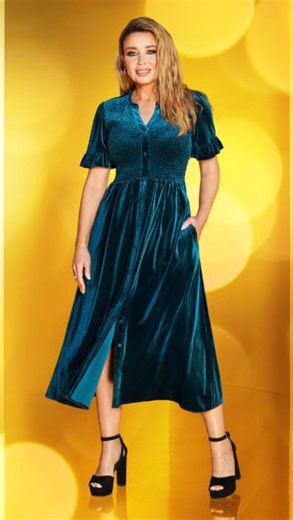 Velvet vibes for party season ✨ Petite party fashion @qvcuk | Dannii Minogue