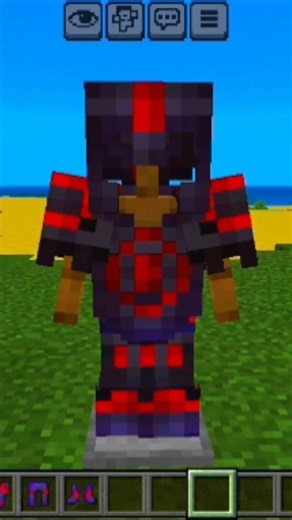 Minecraft : RUBY KING armor trim combo # #minecraft #cobra.gaming