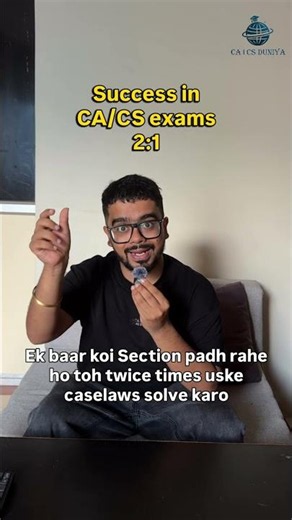 Success in CA CS exam free classes for CS & CA Foundation