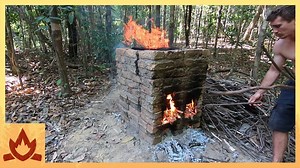 See the Impressive Brick Firing Kiln Built Using Primitive Methods
