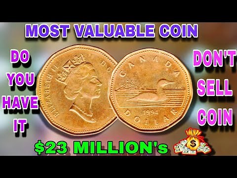 Rare 1994 Canadian 1 Dollar Coin Worth a Fortune? Find Out Its True Value!"