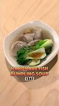 Noodles made from 100% minced fish?! 🐟🍜 new bak chor mee spot #8dayseat #bakchormee #singaporefood