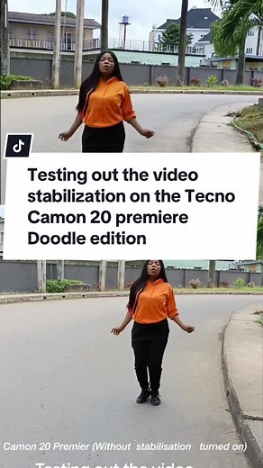 Video Stabilization Test for Tecno Camon 20 Premiere