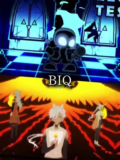 【リクエスト、自作】ナイトメアサンズ（FNF）vsホルス#混血のカレコレ #強さ比べ