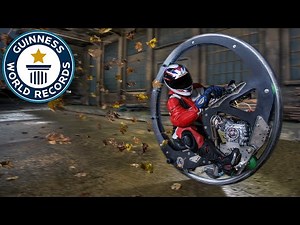 Fastest monowheel motorcycle - Guinness World Records