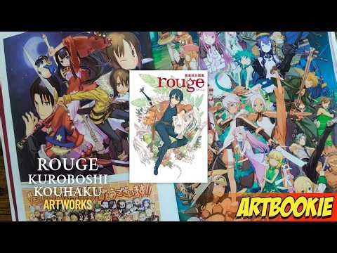 Rouge - Kuroboshi Kouhaku Artworks ARTBOOK (Flipthrough Review)