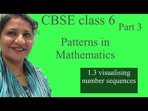 Chapter 1 patterns in mathematics ex:1.3 visualising number sequences CBSE class 6 in Malayalam