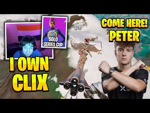 PeterBot VS Clix OFF SPAWN in Solo Series Cup