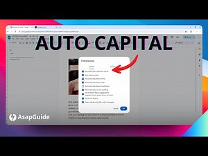 How to Turn Off or On Auto Capitalization on Google Docs