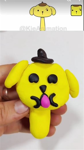 Making Sprunki OC Pompompurin Phase 2 with clay! #incredibox #sprunkioc #clay ‪@KieAnimation‬