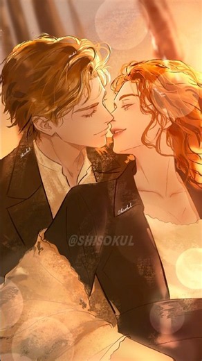 Jack & Rose 🥀 (Pt 1) Fanart inspired by the Titanic movie (1997)
