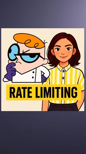 ArchitectBits on Instagram: "Rate Limiting explained for beginners 👇 Why websites crash when too many requests hit at once? It’s not bad code - it’s missing control. This is how backend systems protect themselves from overload using rate limiting. Simple explanation. Beginner friendly. No jargon ✅ Follow @architect.bits for more such content #ratelimiting #backend #systemdesign #webdev #coding"