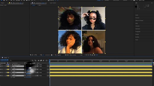 【AE教程】4_clip_rotation_with_stroke