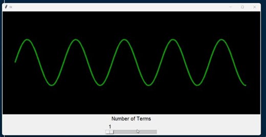 Coded a simple visualization for fourier series of a square wave in python tkinter | Jaylordeo Caranglan posted on the topic | LinkedIn