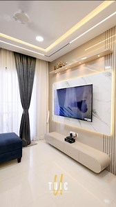 5.8K views · 3.7K reactions | "✨ Chic & Cozy at Venkatesh Graffiti, Keshav Nagar! ✨ This 2BHK interior design is a perfect blend of modern aesthetics and functional elegance. Thoughtfully curated spaces, warm textures, and stylish finishes bring comfort and sophistication to life. Swipe to explore the transformation!  #2BHKInteriors #VenkateshGraffiti #KeshavNagar #ModernLiving #HomeGoals #TheUrbanInteriorCompany" | The Urban Interior Company | Facebook