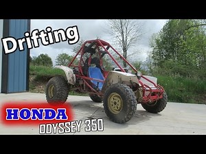 Drifting a Honda Odyssey FL350 on my Backyard Race Track!