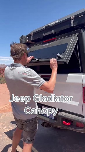 Alu-Cab Canopy Camper for Jeep Gladiator | Easy Access & Quick Setup
