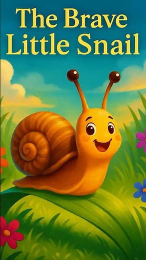 The Brave Little Snail 🐌 | Inspirational Short Story for Kids with a Moral