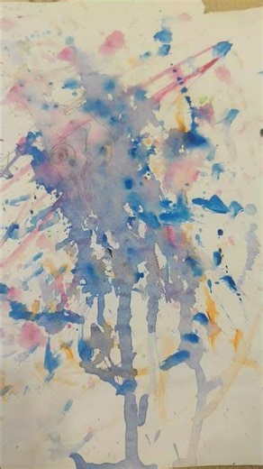 Splatter Art made by me ✌️✌️#art #splatter #splatterart