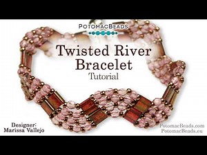 Twisted River Bracelet - DIY Jewelry Making Tutorial by PotomacBeads
