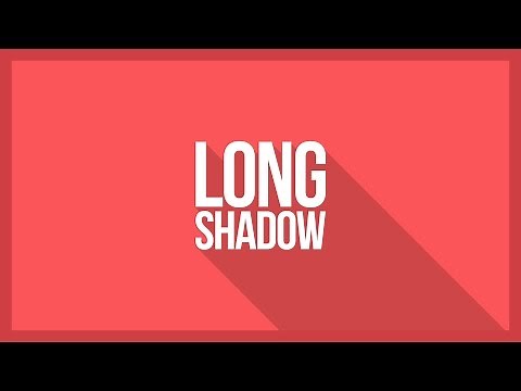 How To Make Long Shadow In Photoshop - Any Version | No Script or Plugin | Simple Method