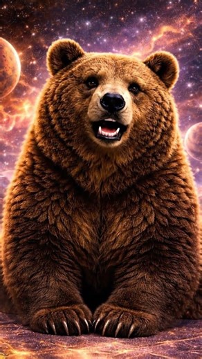 Daily Bible Verse with the Cosmic Bear:Galatians 2:20a #scripture #bear #asmr #verseoftheday #faith