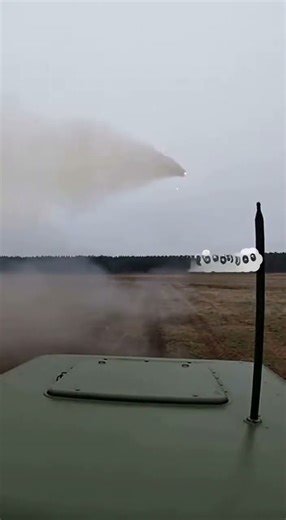 Massive MLRS Rocket Barrage & Impact! 💥🚀 #shorts #military