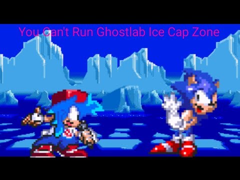 You Can't Run Ghostlab Pixel Ice Cap Zone fnf sprite Animation