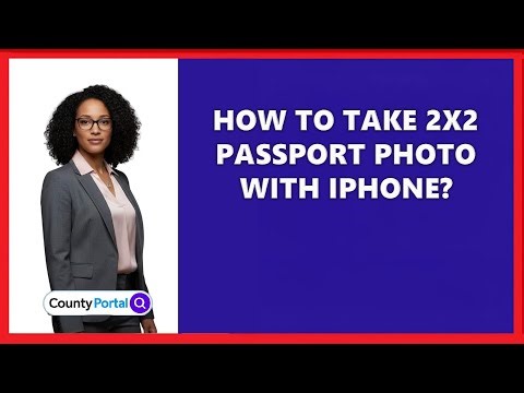 How To Take 2X2 Passport Photo With IPHONE?