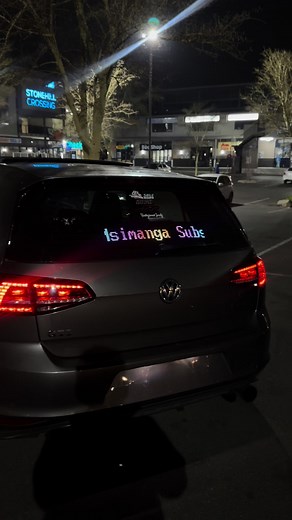 Customizable LED Matrix Panel for Cars | Nathi Msimanga