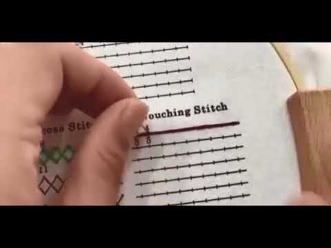 Couching Stitch Demo