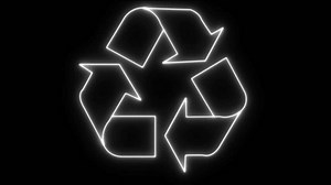 Glowing Looping Icon Recycling Symbol Neon Stock Footage Video (100% Royalty-free) 3510392737 | Shutterstock
