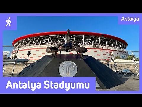 Corendon Park Antalya Stadium - Antalyaspor Fenerbahçe - Antalya Stadium Tour [4K] UHD 60 FPS