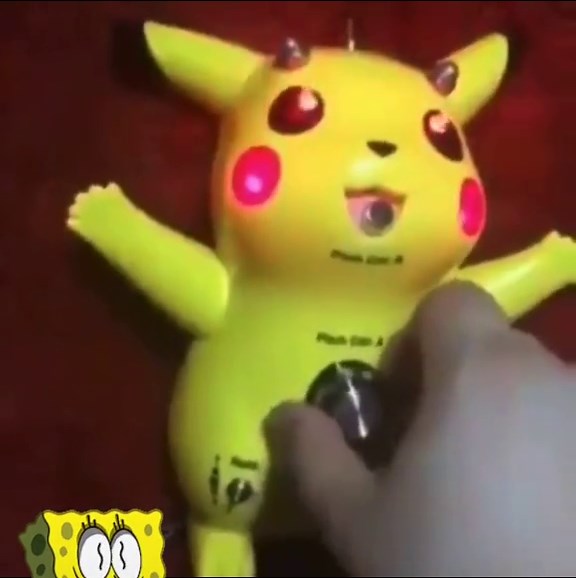 Demonic Pikachu #pokemon #pikachu #meme #scaryyy #stolenmemes