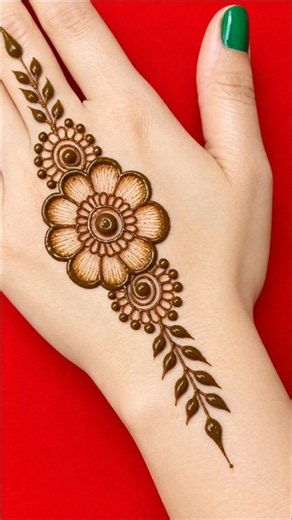 new mehndi design | mehandi design new | simple mehndi design front hand | flower mehndi design 🌸