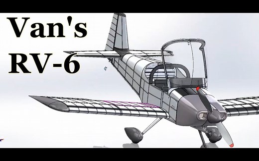 Van's RV-6 双座全金属飞机3D结构建模及操纵系统运动仿真——飞机3D装配仿真系列之4