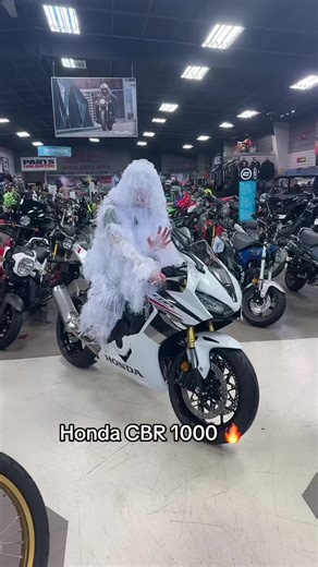 Honda CBR 1000 and a white Gilly suit would go good together this December ❄️