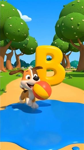 Learn ABC with fun cartoon! 🎉