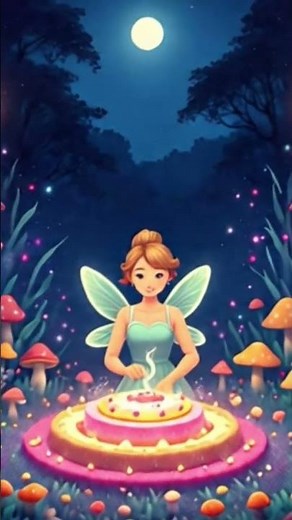 "Magical Fairy Bakes the Prettiest Cake Ever 🧁✨ | Fairy Baking Magic!"