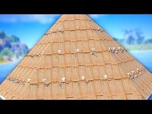 raiding [MUSLIM] clan's FULLY ARMORED PYRAMID with HIDDEN TURRETS!!!