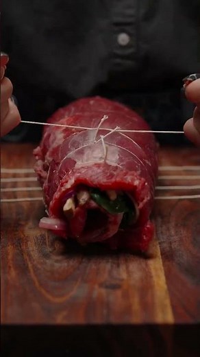 Just Awesome Stuffed Flank Steak Pinwheels #cooking