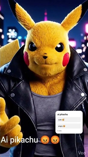 😡 Angry pikachu 🤬 #ai #viral #viral #pikachu #trending #trendingshorts
