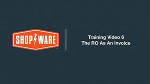 The RO As An Invoice