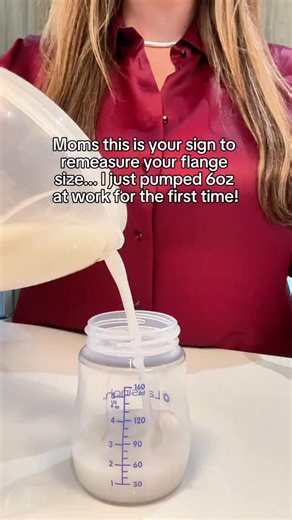 Struggling with low milk output or discomfort while pumping? It might be time to re-check your flange size! Your body can change — postpartum swelling goes down, nipples change size, and what once worked might not anymore. An incorrect flange size can lead to: 🚫 Poor milk removal 😣 Pain or nipple damage 🍼 Decreased supply A proper fit = better comfort and better output! What’s your flange size? Share to remind your friends it’s time to remeasure! #exclusivepumping #newmom #pumpingatwork #brea