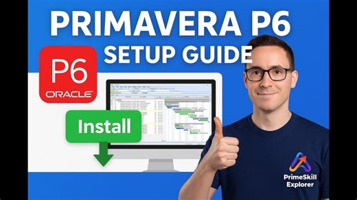 How to Download &amp; Install Primavera P6 | Complete Step-by-Step Guide 2025 | Samardang Nurlette