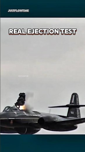 Real Footage of an Early Martin-Baker Ejection Seat Test #military