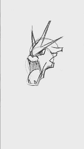 Sketch ’Em All 046/151 – Gyarados– 3-Minute Pokémon Sketch