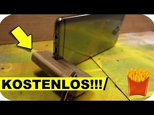 Handy Halterung selber bauen ANLEITUNG | Pommes Män